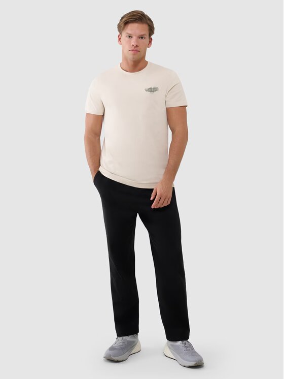 4F 4F T-shirt 4FWSS25TTSHM1974-12S Bianco Regular Fit