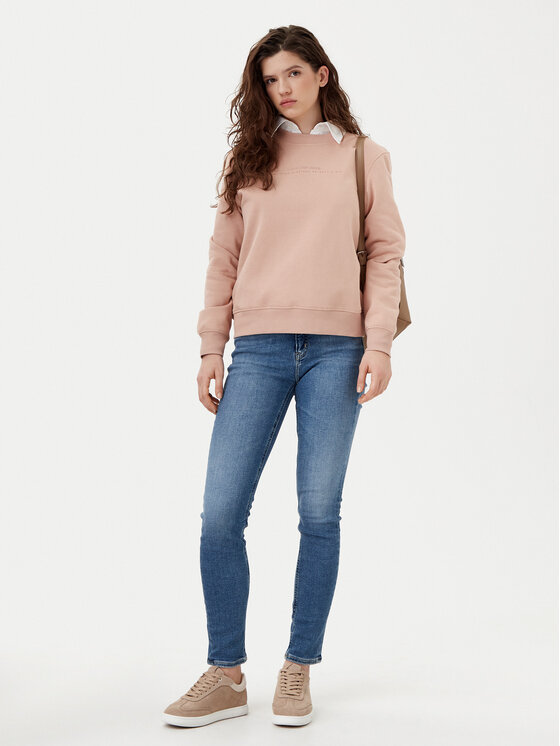 Calvin Klein Jeans Calvin Klein Jeans Bluză Institutional Graphic J20J224731 Portocaliu Regular Fit