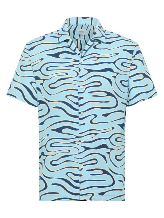 Mustang Mustang Camicia Layton Blu Loose Fit