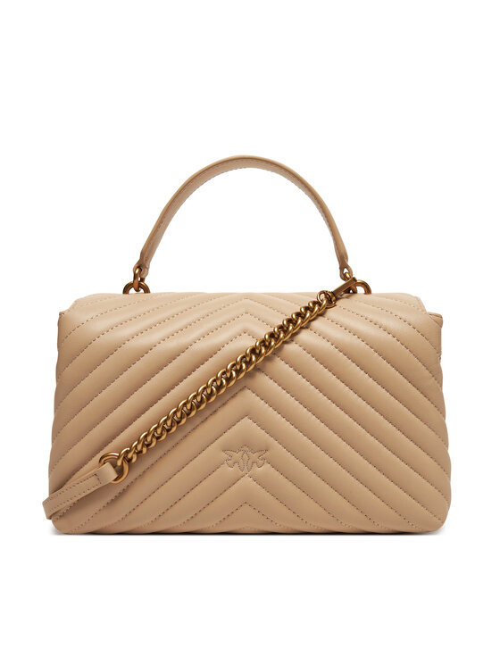 PINKO PINKO Handtasche Love Lady Puff Classic Cl PE 25 PLTT 100043 A0GK Beige