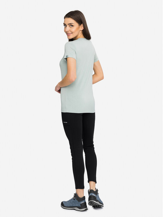 Viking Viking T-Shirt Lenta Bamboo Light Lady Zielony Regular Fit