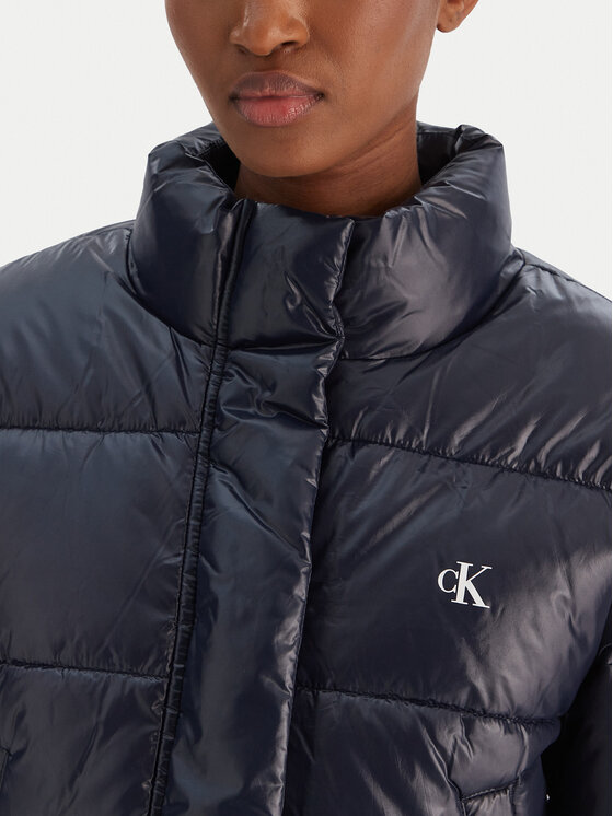 Calvin Klein Jeans Calvin Klein Jeans Giubbotto invernale Shine Crop LV047D504G Blu scuro Regular Fit