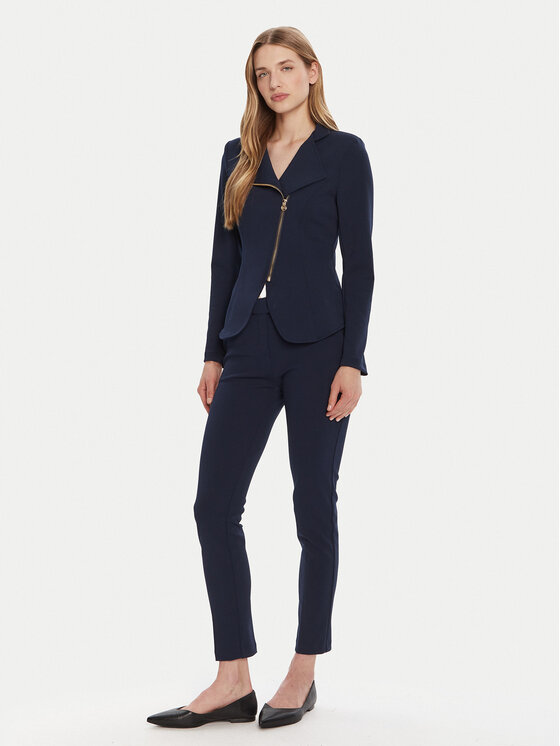 Rinascimento Rinascimento Chino hlače CFC0126226003 Mornarsko modra Slim Fit