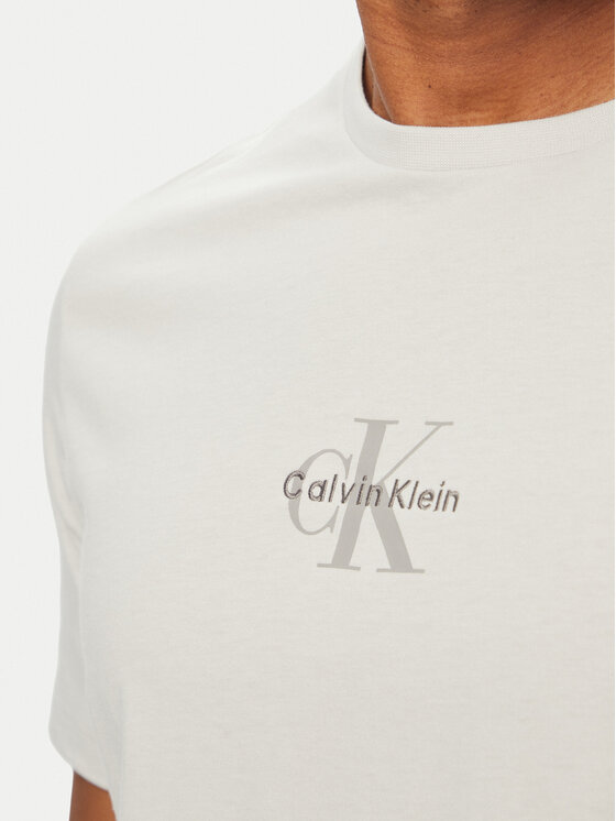 Calvin Klein Jeans Calvin Klein Jeans Marškinėliai SS 30S LV04RB866G Šviesiai pilka Regular Fit