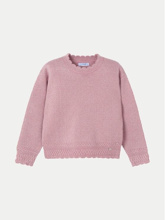 Mayoral Mayoral Pulover 4355 Roza Regular Fit
