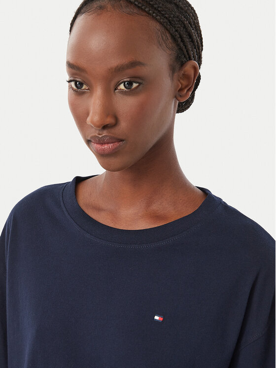 Tommy Hilfiger Tommy Hilfiger Piżama UW0UW06600 Granatowy Regular Fit