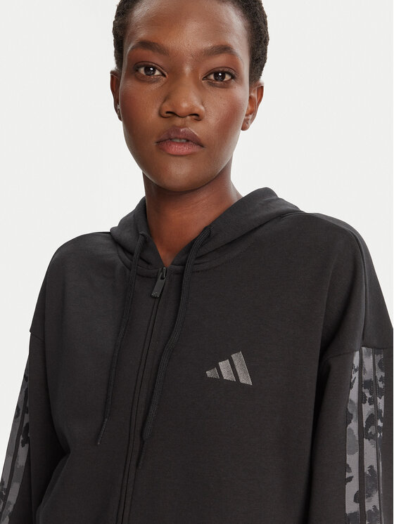 adidas adidas Jopa Animal Print 3-Stripes JM1862 Črna Loose Fit
