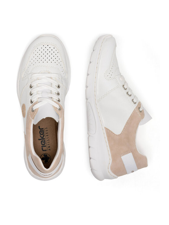 Rieker Rieker Sneakersy L3214-80 Biela