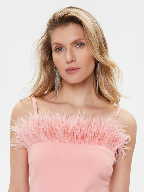 TWINSET TWINSET Коктейльна сукня 232TP2490 Рожевий Slim Fit
