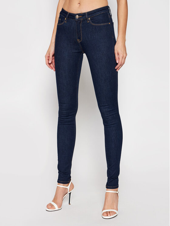 Tommy Hilfiger Tommy Hilfiger Jeansy WW0WW14742 Tmavomodrá Skinny Fit