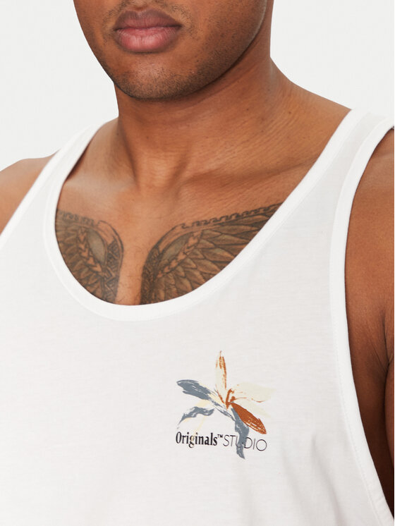 Jack&Jones Jack&Jones Tank top Varenna 12275464 Bijela Regular Fit