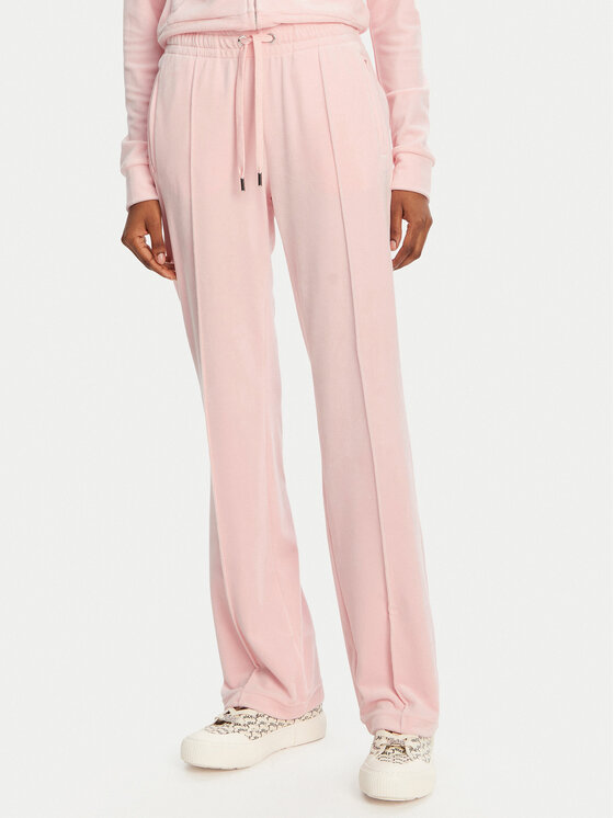 Juicy Couture Teplákové nohavice Tina JCAPW045 Ružová Regular Fit