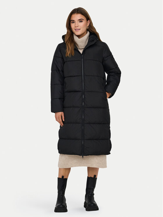 ONLY ONLY Ziemas mētelis Montana 15226559 Melns Relaxed Fit