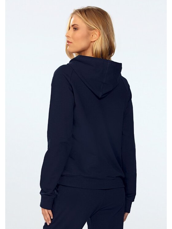 DKaren Sport DKaren Sport Bluza Seattle Granatowy Classic Fit