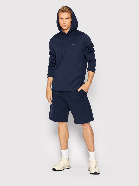 Felpa Soddy Curved 50471849 Blu scuro Regular Fit