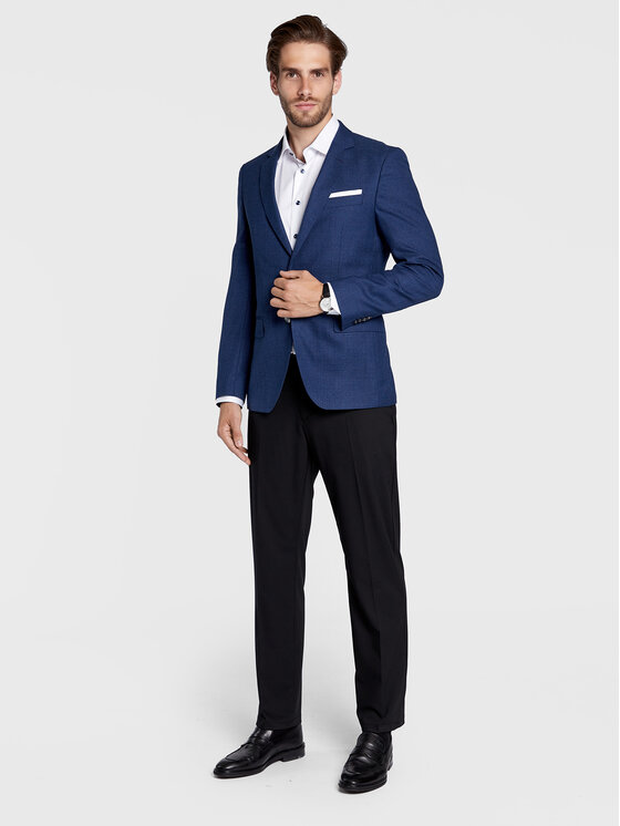 Camicia 100003508 Bianco Slim Fit