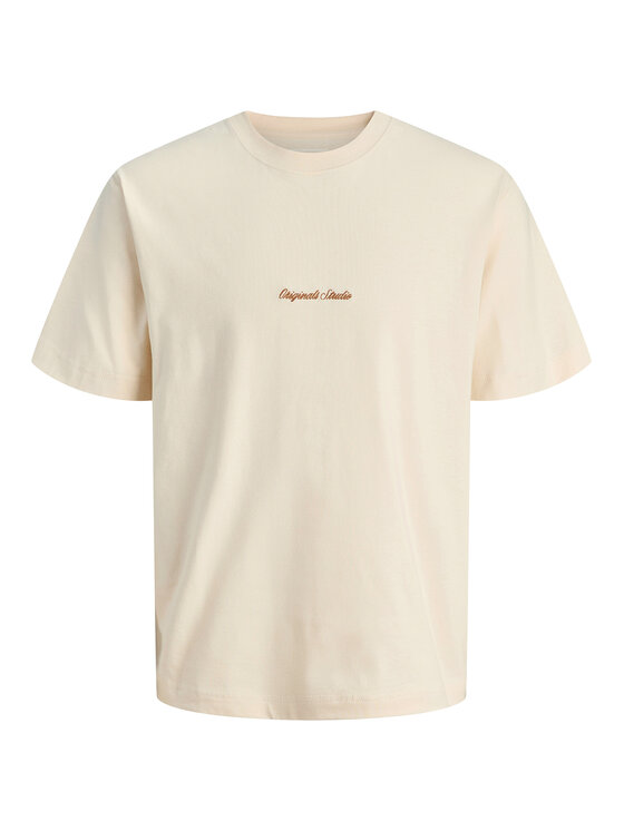 Jack & Jones Jack & Jones Футболка Norrebro 12282892 Кремовий Relaxed Fit