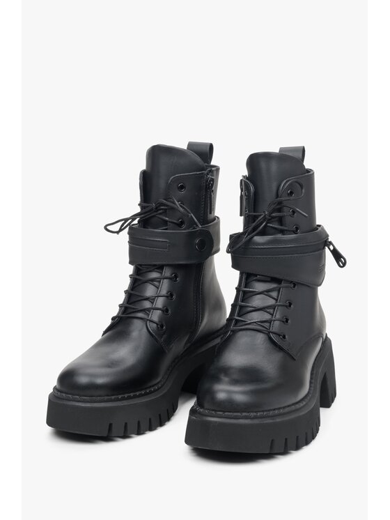 Estro Estro Μποτάκια ER00113516 Μαύρο