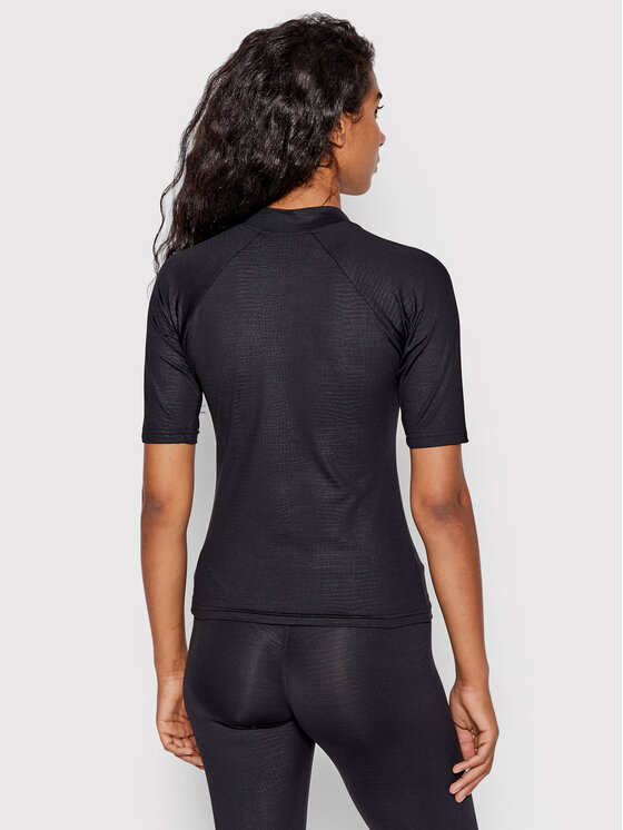 T-shirt Python Snakeskin 416 Nero Slim Fit