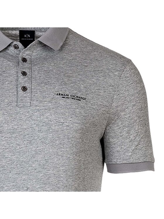 Armani Exchange Armani Exchange Polo 10909 Szary Comfort Fit
