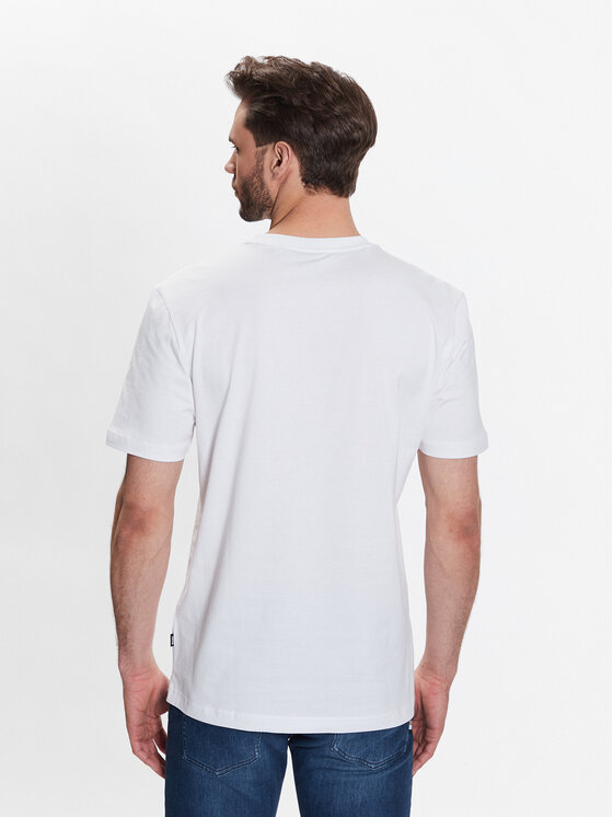 BOSS Boss Marškinėliai 50481611 Balta Regular Fit