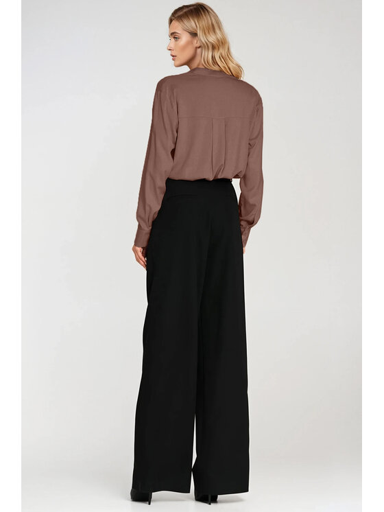 NIFE NIFE Halenka B194 Hnědá Oversize