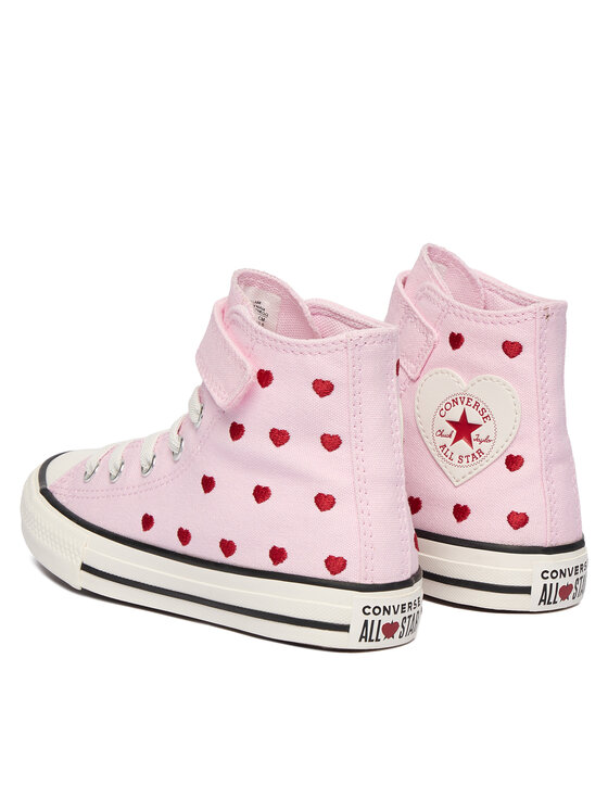 Converse Converse Tornacipő Chuck Taylor All Star Hearts & Roses Easy-On A19066C Rózsaszín