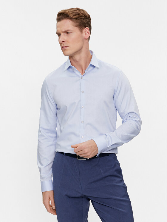Calvin Klein Calvin Klein Košile K10K108426 Modrá Slim Fit