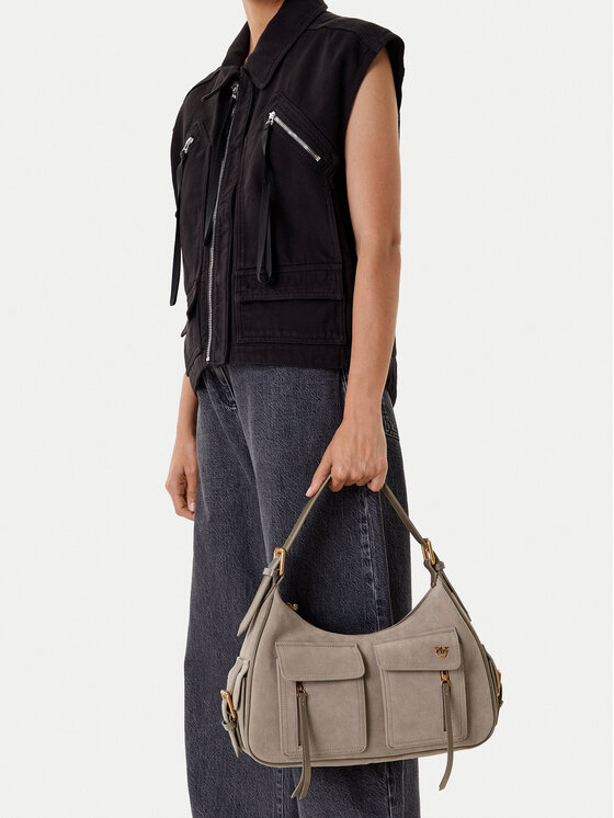PINKO PINKO Сумка Cargo Bag Maxi PE 25 PLTT 104507 A29N Сірий