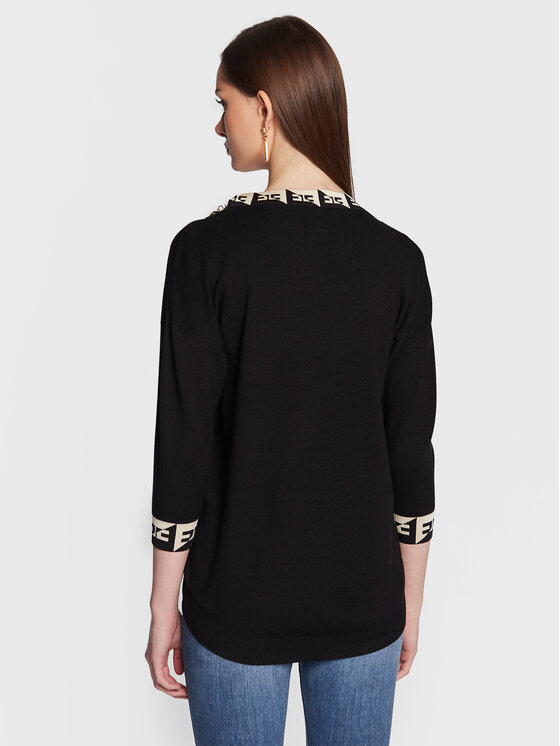 Maglione MK-20S-31E2-V270 Nero Loose Fit