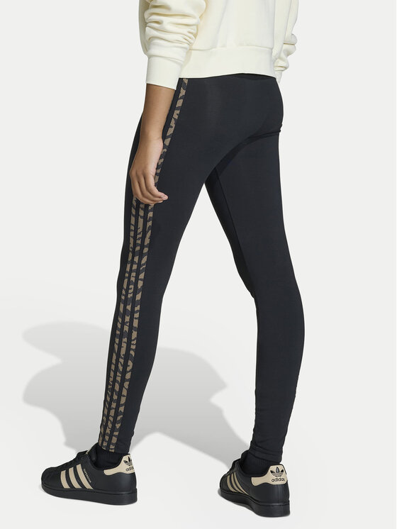 adidas adidas Legginsy 3-Stripes KD3289 Czarny Slim Fit