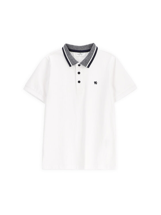 Coccodrillo Polokošeľa WC5143602EJB Biela Regular Fit