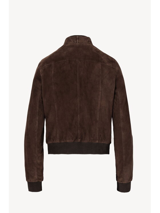 Castellani Castellani Kurtka skórzana Lucca Brązowy Regular Fit