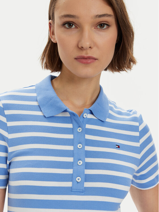 Tommy Hilfiger Tommy Hilfiger Polo 1985 WW0WW39530 Plava Slim Fit