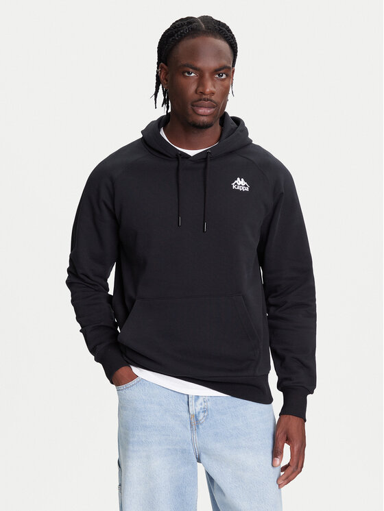 Kappa Kappa Sweatshirt Authentic 321W7GW Schwarz Regular Fit