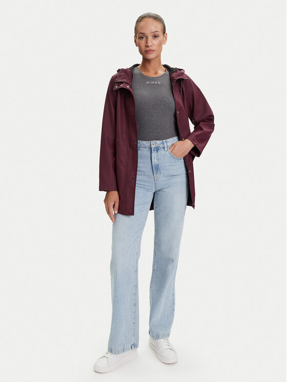 Vero Moda Vero Moda Μπουφάν αδιάβροχο Malou 10266982 Μπορντό Regular Fit