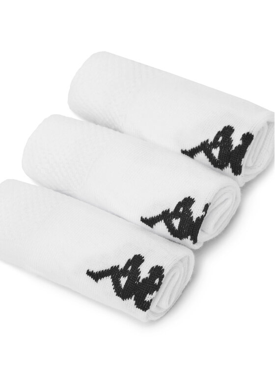 Kappa Kappa Ilgos kojinės KR_FRESH_SS25 (3-PACK) Balta