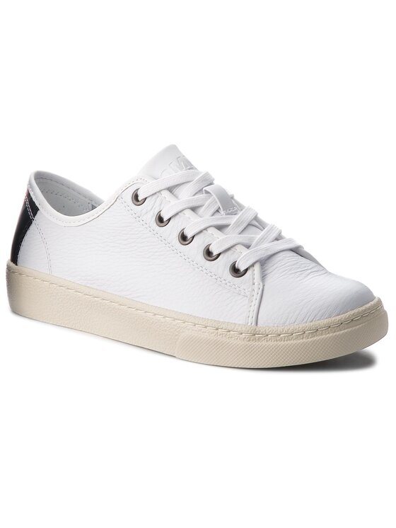 Tommy Jeans Laisvalaikio batai Light Leather Low EN0EN00230 Balta Modivo.lt