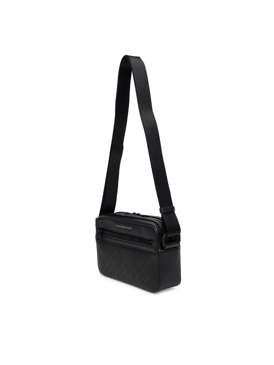 Tommy Hilfiger Tommy Hilfiger Umhängetasche Th Monogram Ew Reporter AM0AM13837 Schwarz