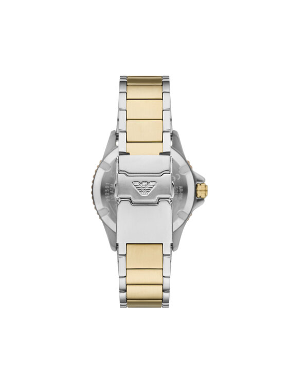 Emporio Armani Emporio Armani Ročna ura World Explorer AR11682 Srebrna