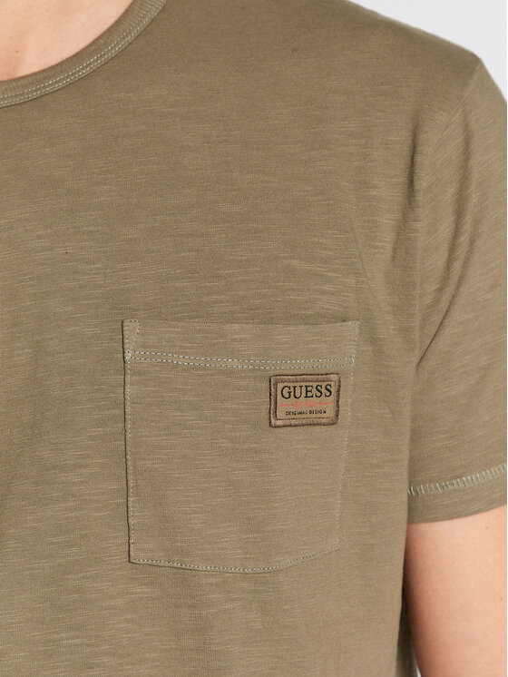 T-shirt M3RI30 KBL31 Verde Regular Fit