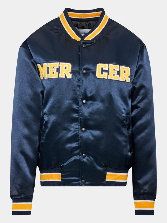Mercer Amsterdam Mercer Amsterdam Bomberjacke Unisex The Varsity MEAP231011 Dunkelblau Loose Fit