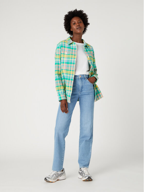 Wrangler Wrangler Džínsy W27M3833O 112332326 Modrá Boyfriend Fit