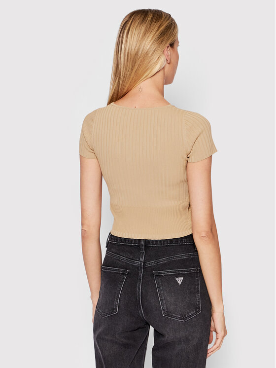 Blusa W2YR42 Z2U00 Marrone Slim Fit