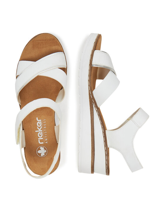 Rieker Rieker Sandalen V38G9-80 Weiß