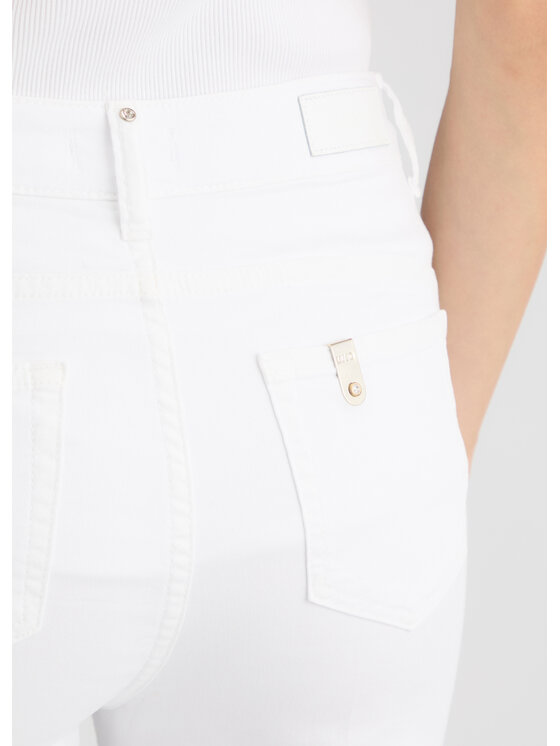 Liu Jo Liu Jo Spodnie materiałowe WA5459T403311111 Biały Regular Fit
