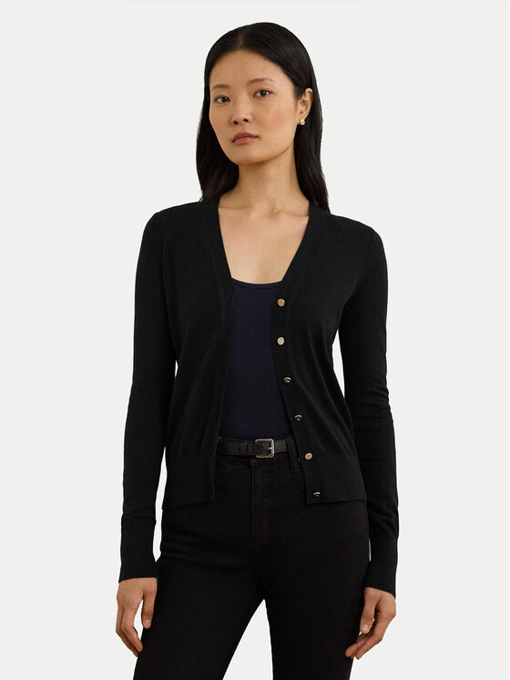 LAUREN RALPH LAUREN LAUREN RALPH LAUREN Kardigán 200808207001 Fekete Slim Fit