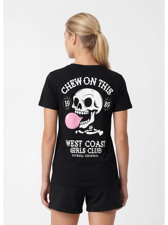 PITBULL PITBULL T-Shirt CHEW ON THIS Czarny Regular Fit