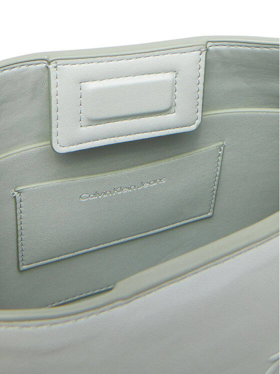 Calvin Klein Jeans Calvin Klein Jeans Дамска чанта Sculpted Chain Shoulder Bag LV04K3163G Сив