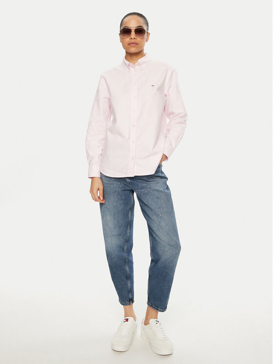 Tommy Jeans Tommy Jeans Camicia DW0DW19890 Rosa Regular Fit